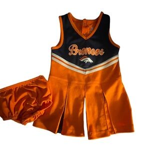 LIKE NEW!! Toddler Denver Broncos Cheerleading Outfit 3T